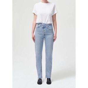 AGOLDE CRISS CROSS JEANS